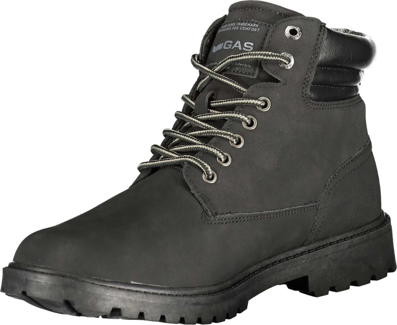 Çizme për meshkuj GAS JONATHAN NBX, të zeza