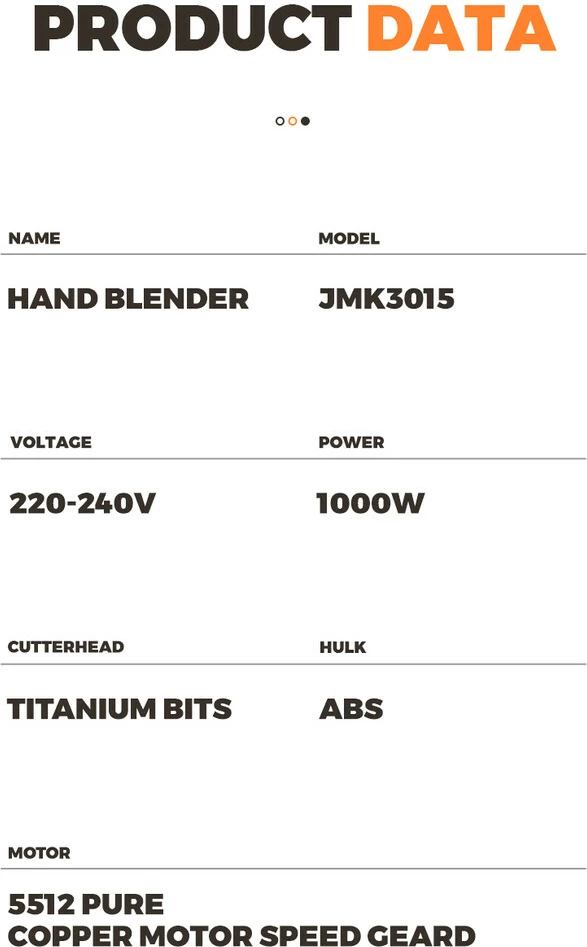 Blender JAMAKY JMK3015