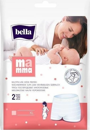 Të brendshme pas lindjes Bella Mamma XL, 2 copë, të bardha