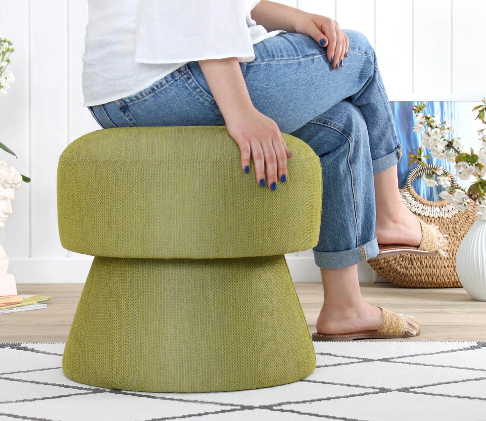 Puf Endor, ngjyrë e gjelbër, Atelier del Sofa, 45x48 cm
