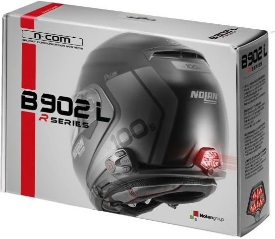 Interkom për motoçikletë NOLAN B902L R, Bluetooth, i zi