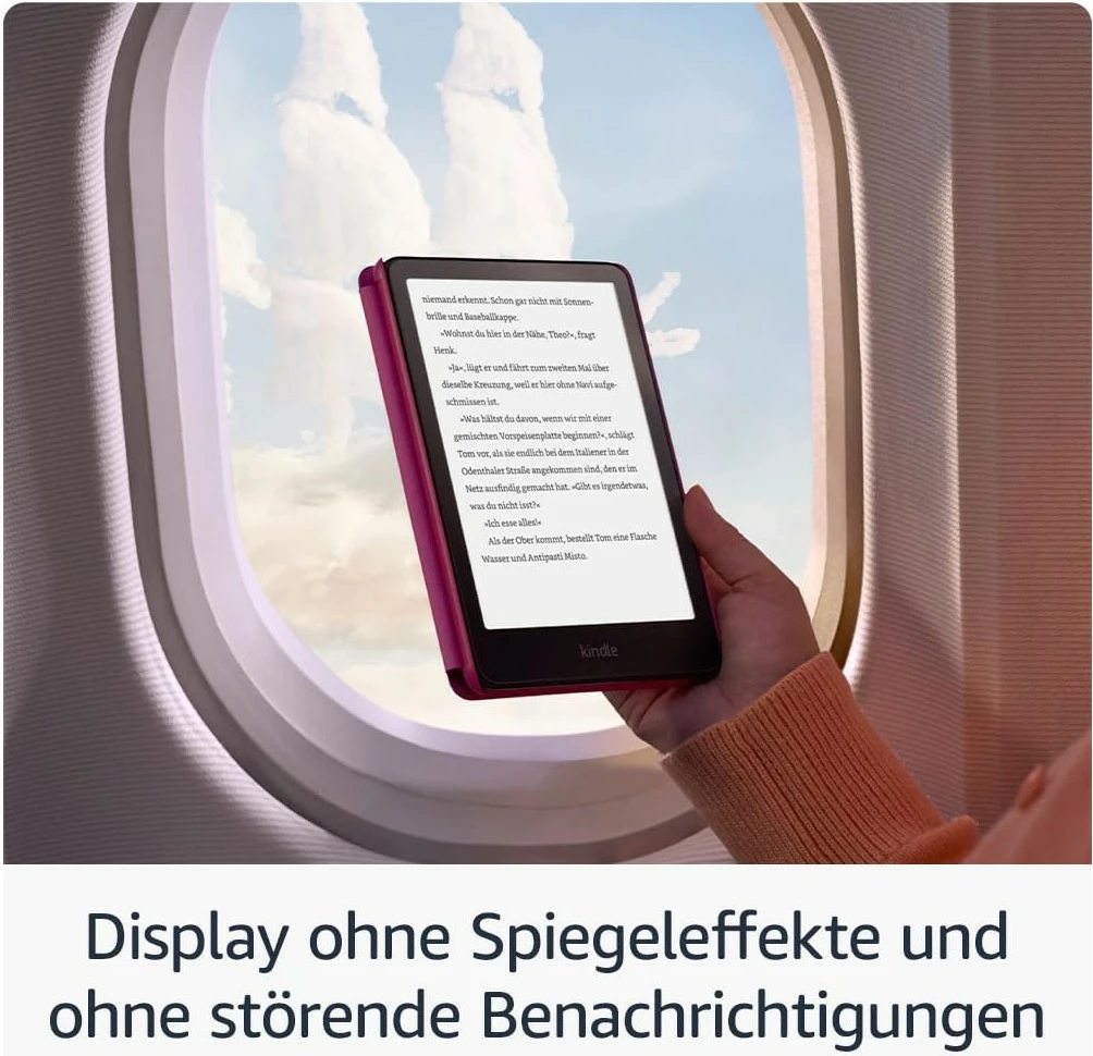 Lexues digjital eBook Amazon Kindle Paperwhite 12th Gen Signature Edition SA569P 32GB 7", Metallic Raspberry