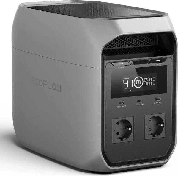 Stacion energjie portativ EcoFlow DELTA 3 Classic 1024Wh/1800W LFP, UPS 10ms, solar 500W, gri