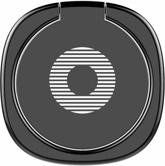 Mbajtës telefoni unazë Baseus Desktop Bracket SUMQ-01, metal, magnetik, me ngjitës 3M, për 4.5-6.8", i zi