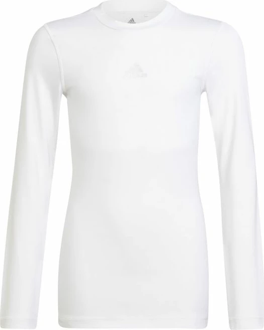 Maicë adidas Techfit për fëmijë, e bardhë