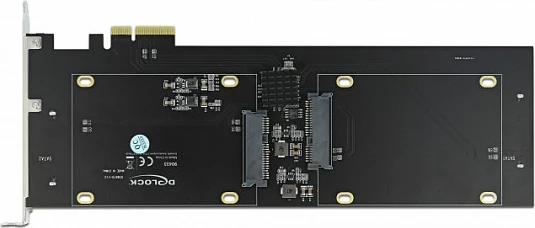 Kartelë kontrollori SATA PCIe DeLOCK, PCIe 2.0 x2, 4x SATA 6Gb/s, RAID/HyperDuo, e zezë