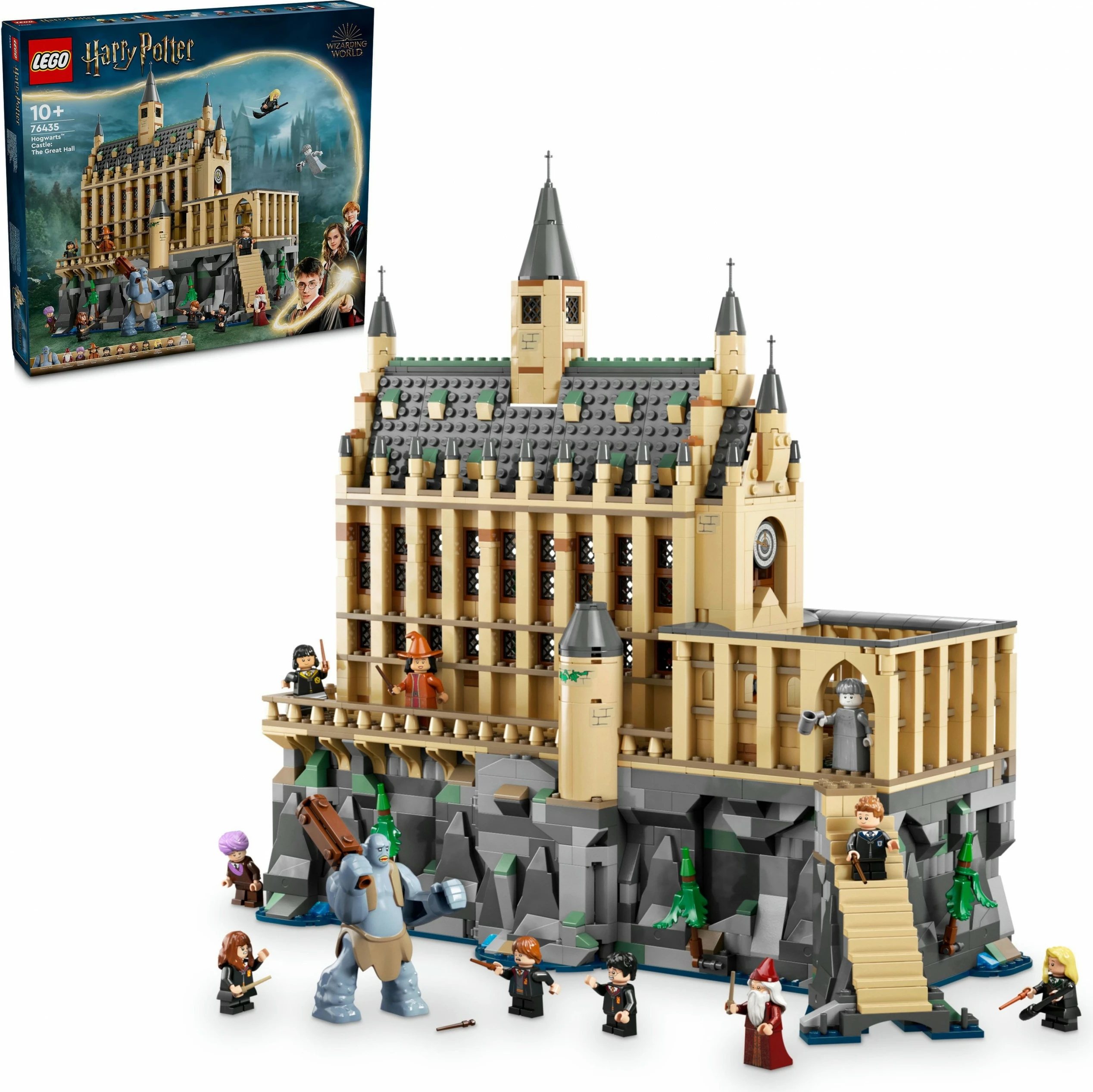 Set ndërtimi LEGO Hogwarts™ Castle: The Great Hall, 1732 pjesë, plastikë, 2.92 kg