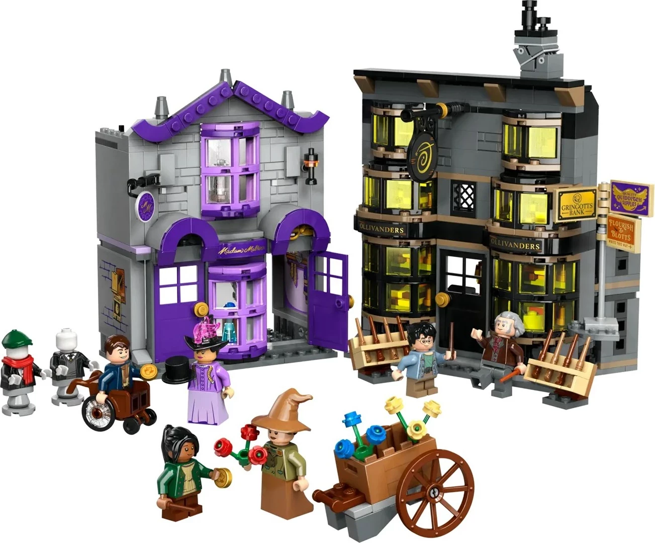Set LEGO Harry Potter 76439 Ollivanders & Robet e Madam Malkin