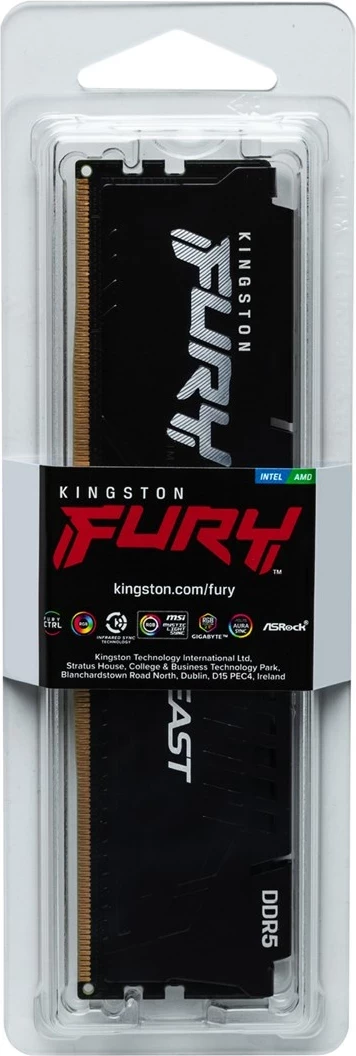 RAM Memorje Kingston FURY Beast 32GB 5600MT/s DDR5 CL36 DIMM, E zezë