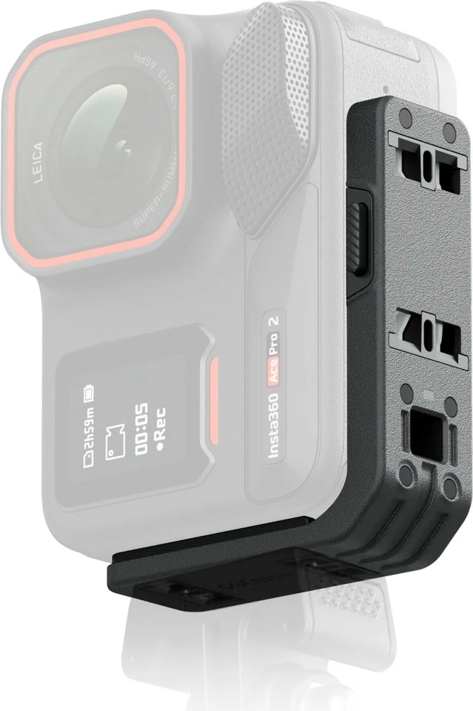 Mbajtës kamerash Insta360 Ace/Ace Pro, montim vertikal-horizontal, i zi