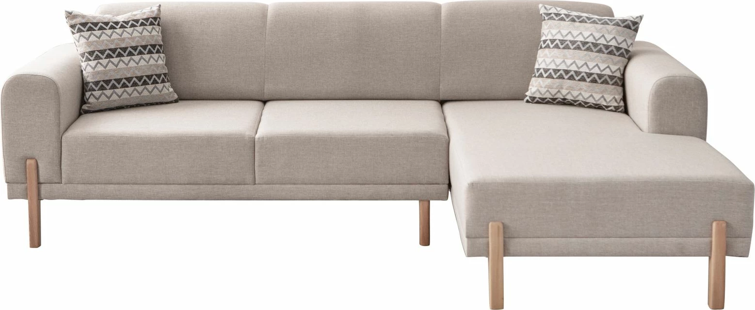 Kënd divan-krevat, ngjyrë krem, Atelier del Sofa, Relax Djathtas