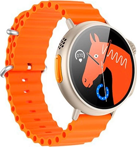 Smartwatch HOCO Y18, me thirrje, ekran 1.52\", IP67, gold