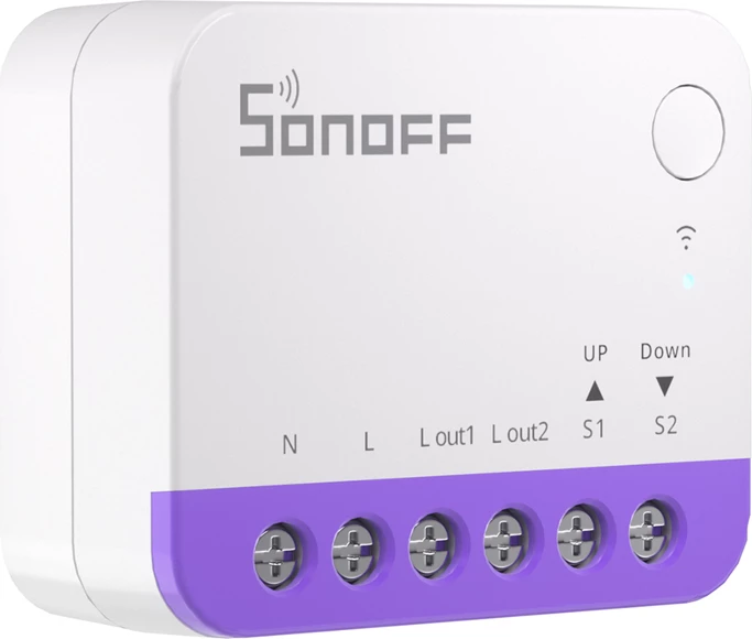 Switch smart WiFi mini Sonoff MINI-RBS, Matter, kontroll roletash/perde me përqindje, 2.4GHz, punon me Apple Home/Google Home/Alexa/SmartThings 3