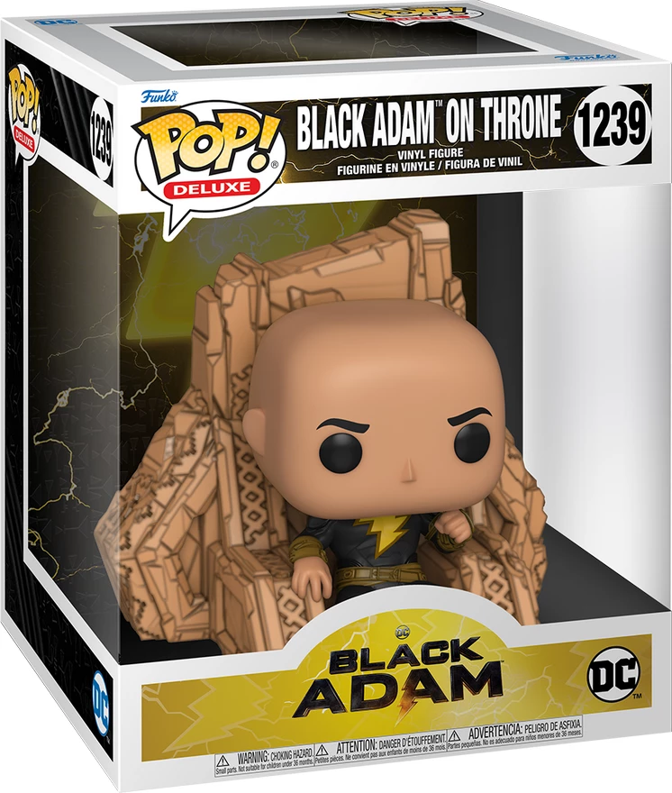 Figurinë vinili Funko Pop! Deluxe Black Adam 1239 "Black Adam on Throne"