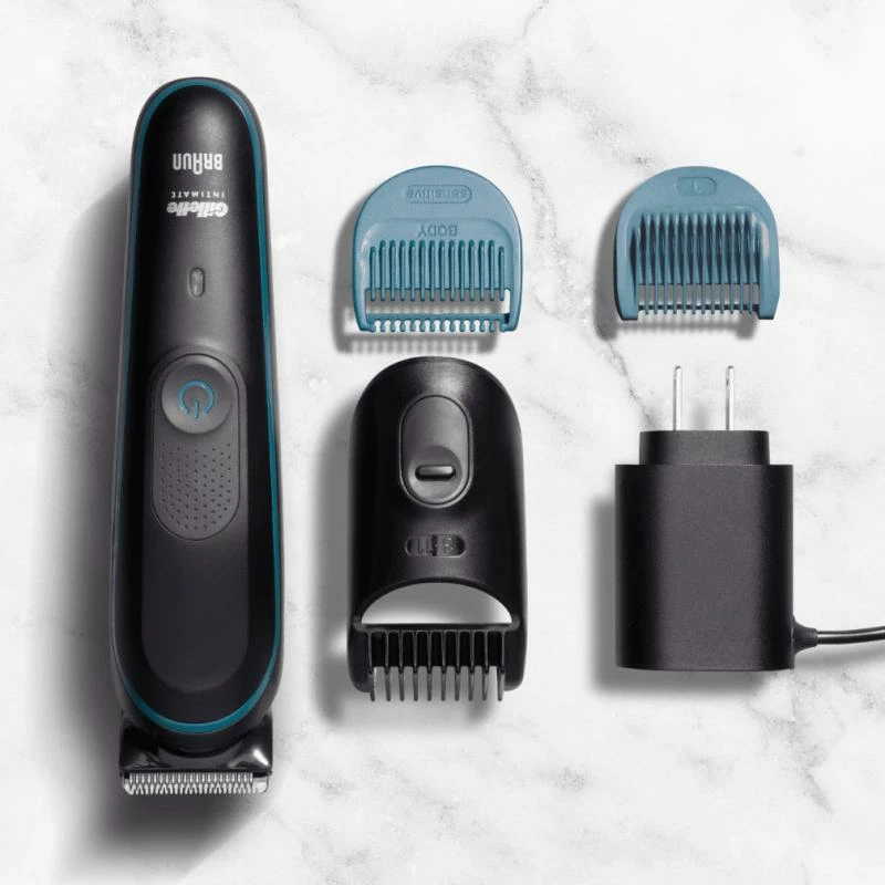 Makinë rroje/trimmer intime Gillette INTIMATE i5, pa kabllo, Li-Ion 100 min, waterproof, set 3 krehra + karikues, e zezë