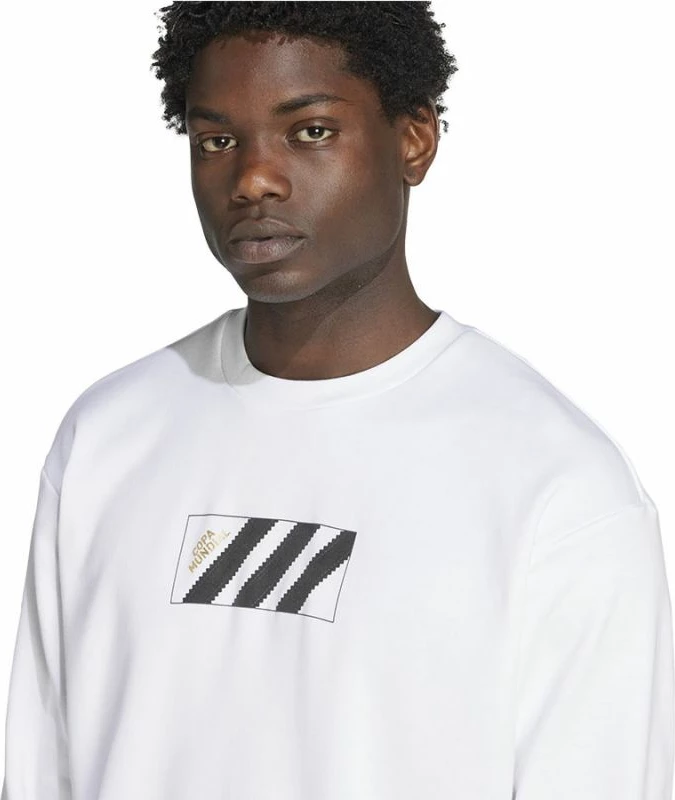Duks për meshkuj adidas, i bardhë