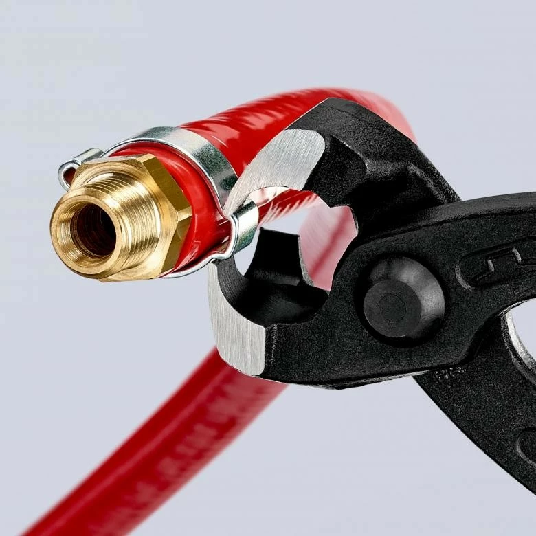 Knipex 10 99 I220 kapëse plastike 220mm e kuqe