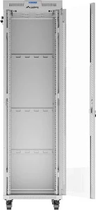 Kasë rack LANBERG Szafy RACK 19" 42U 600x800mm, këmbës, xham LCD, gri