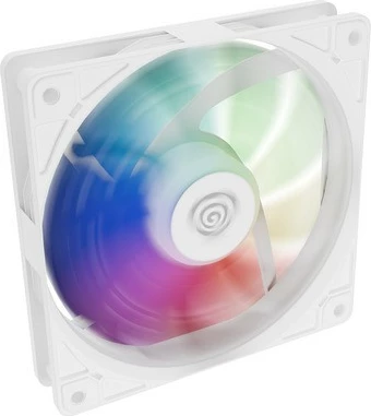 Ventilator kase Natec GENESIS OXAL 120 ARGB, 120mm, i bardhë