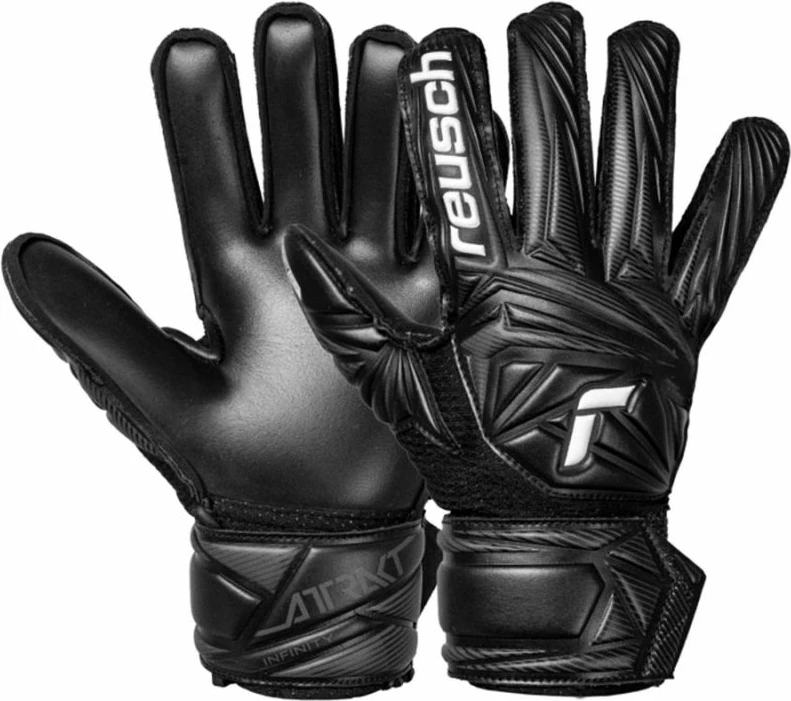 Doreza portieri Reusch Attrakt Infinity Junior, të zeza