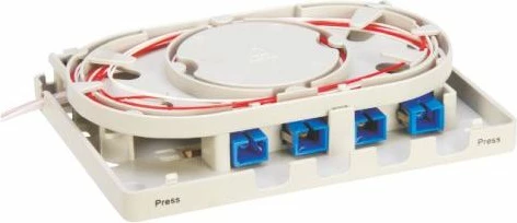 Prizë muri FTTH Alantec FOPA-4A-01 4C, pa adaptera, e bardhë