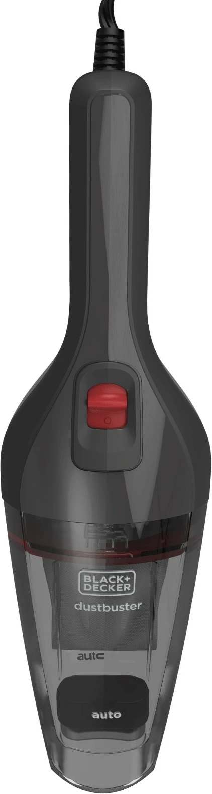 Fshesë me korrent për veturë Black&Decker NVB12AV 12V, 370ml, kabllo 5m, gri/kuqe