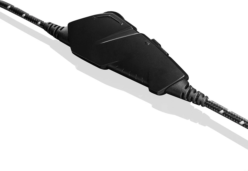 Kufje gaming MODECOM Volcano MC-859 Bow me mikrofon, 3.5mm, kabllo 2.2m, stereo, LED, të zeza