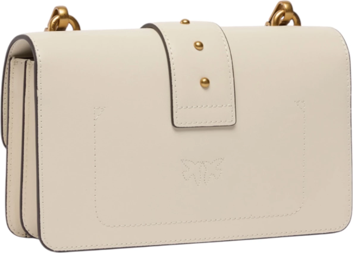 Çantë krahu Pinko Love One Mini 105856 A0F1 për femra, e bardhë