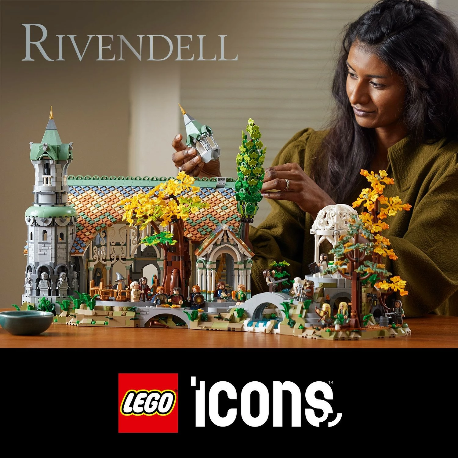 Set ndërtimi LEGO The Lord of the Rings: Rivendell, 6167 pjesë, plastikë, shumëngjyrësh