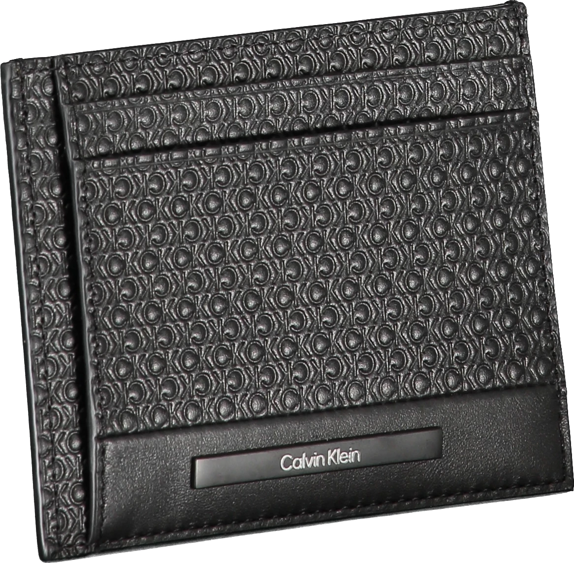 Portofol për meshkuj Calvin Klein, i zi