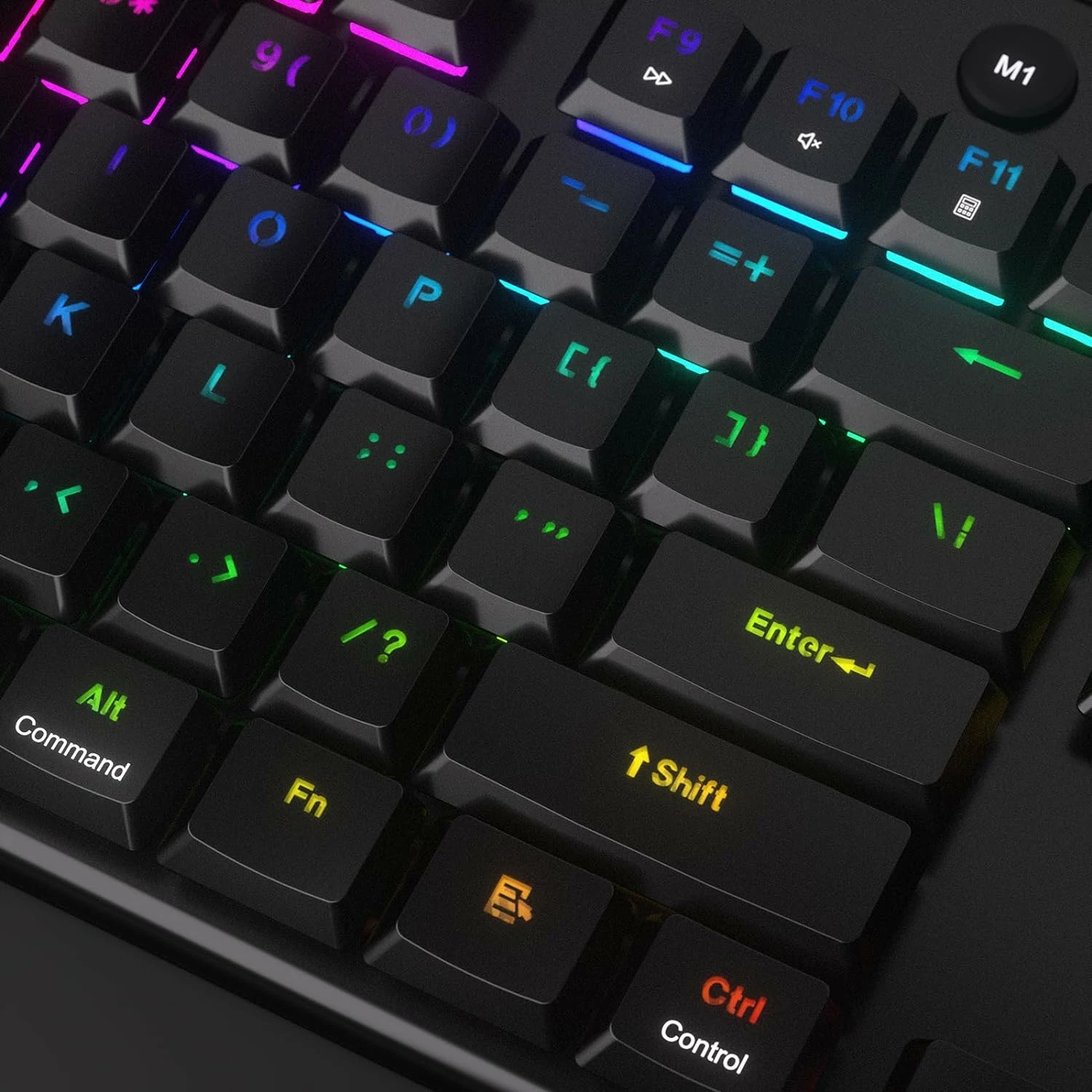 Tastierë mekanike Redragon Horus Pro K618RGB-PRO, full size, Red Switch, USB-C/2.4G/BT, RGB, e zezë