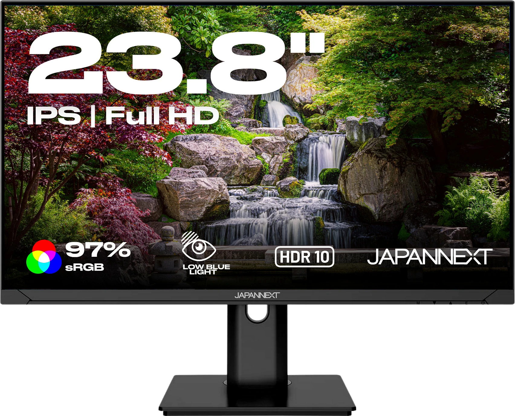 Monitor JAPANNEXT JN-IPS2382FHDR-HSP, 23.8 inç, Full HD, HDR, FreeSync, i zi