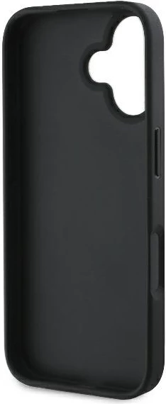 Mbështjellës Guess 4G Classic për iPhone 16 Plus, i zi