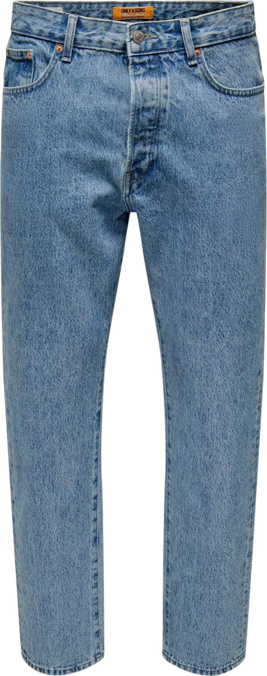 Xhinse për meshkuj Only & Sons Onstye Loose Tape 8836, blu e çelët denim [Madhësia: W32 L30]