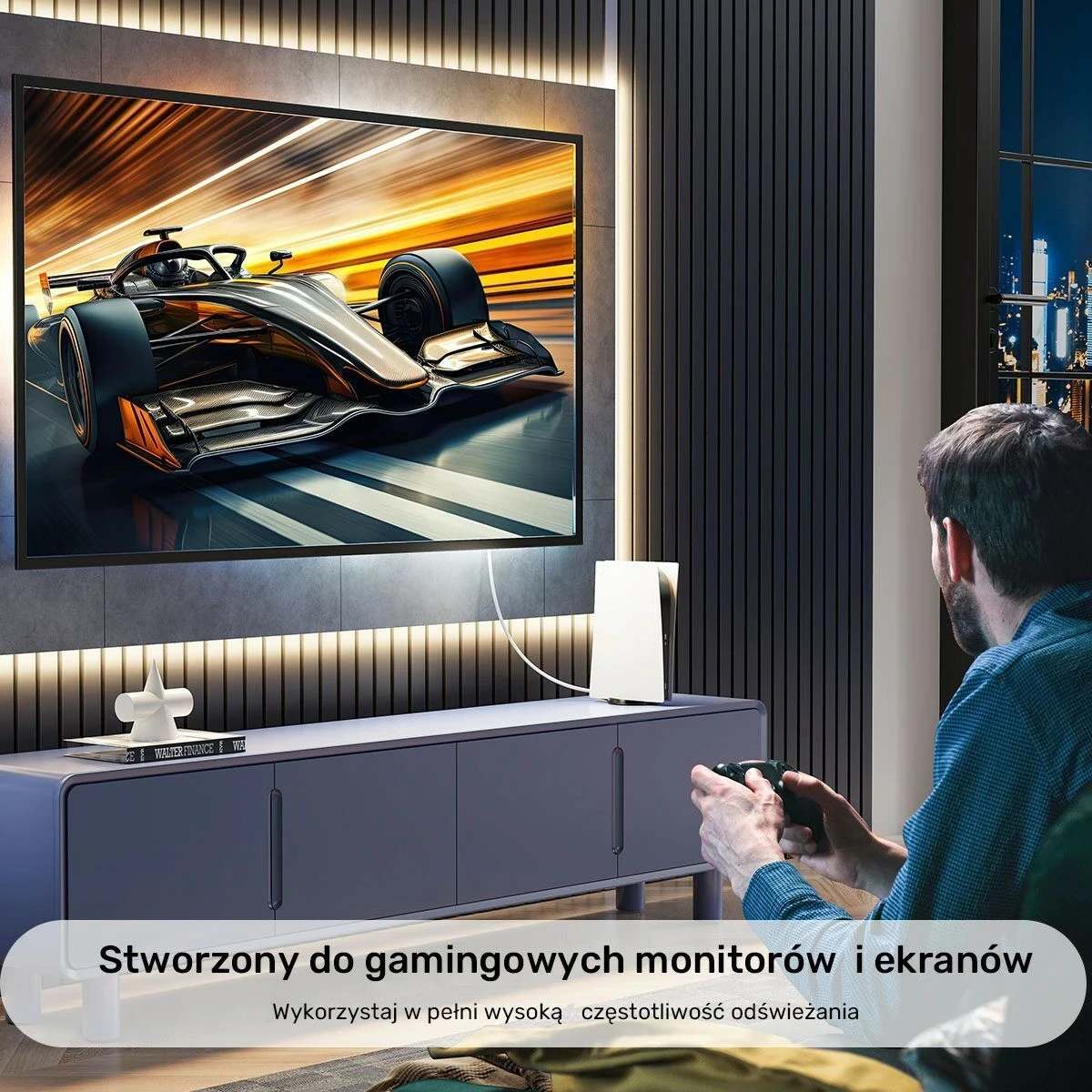 Kabëll HDMI Unitek 2.0 4K 1.5m bardhë