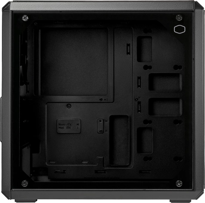 Kasë Cooler Master MasterBox Q300L, Micro ATX/Mini-ITX, xham i temperuar, e zezë