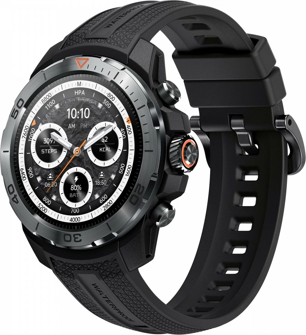 Smartwatch Mibro GS Explorer, 1.3", 128 MB, 460 mAh, e zezë