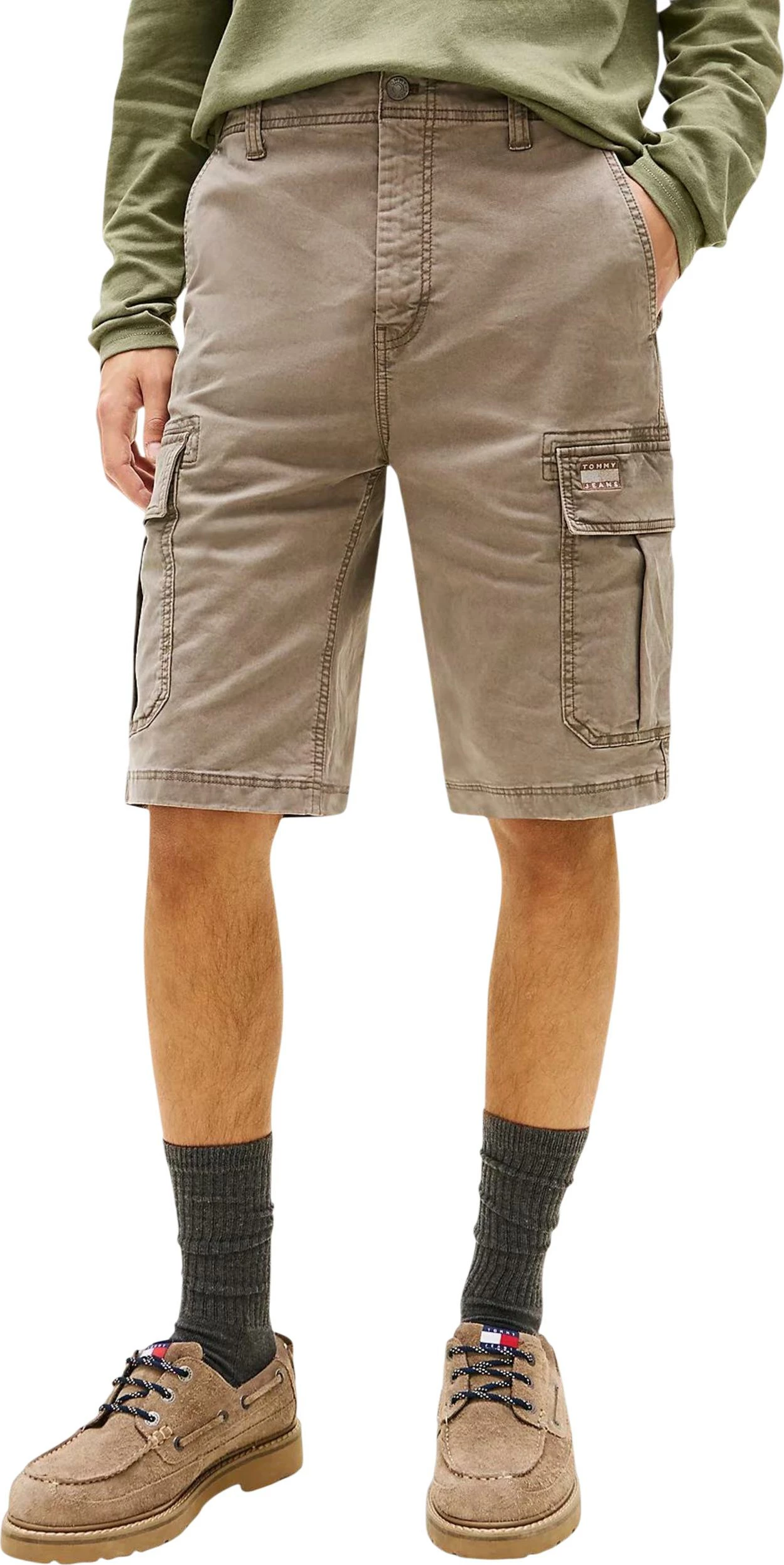 Shorce për meshkuj Tommy Hilfiger Jeans DM0DM22831, taupe