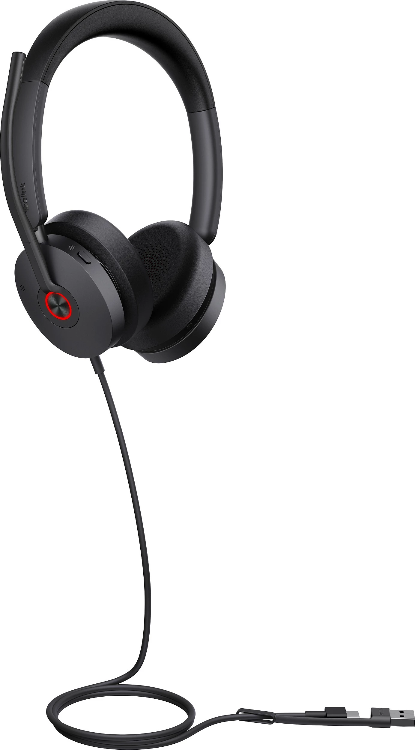 Kufje Yealink UH48 Dual UC, USB-C/USB-A me kabllo, ANC, të zeza