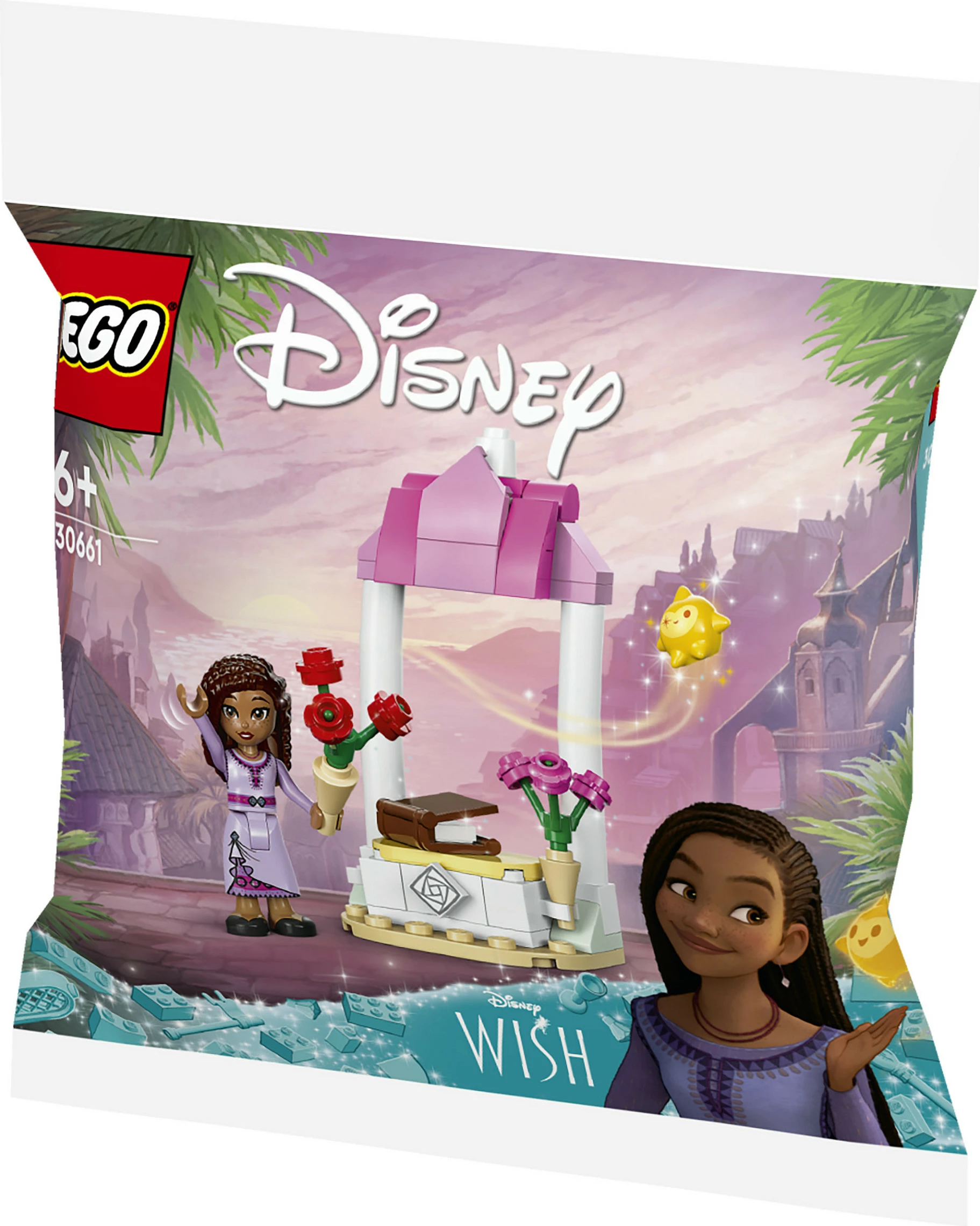Set ndërtimi LEGO Disney Princess 30661 Asha's Begrungsstand, 46 pjesë, multikolor
