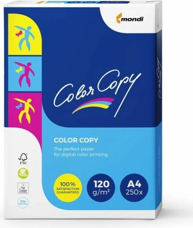 Letër kopjimi Igepa Mondi Color Copy 8687A12 A4, e bardhë, 250 fletë