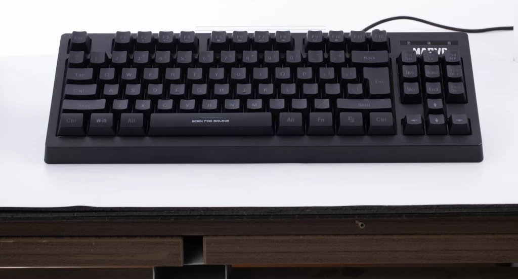 Tastierë gaming Marvo K607, RGB, me kabllo, 87 taste, e zezë