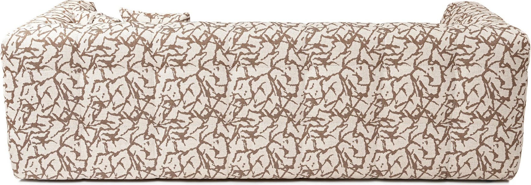 Divan treshe Atelier del Sofa, Cady, ngjyrë tan