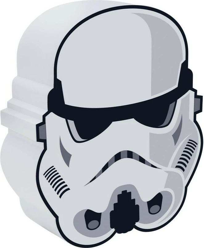 Llambë tavoline Paladone Star Wars Stormtrooper Box Light 15 cm, 3x AAA, bardhë/zezë