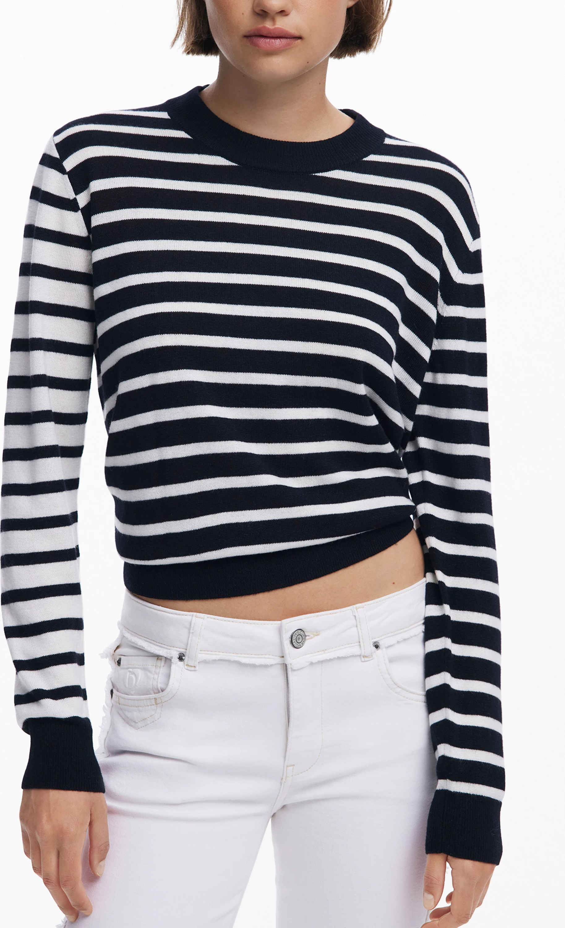 Xhemper Desigual Jers Bergen femra, e zezë