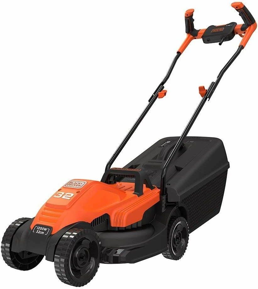 Kositëse bari elektrike Black&Decker BEMW451BH 1200 W, 32 cm, shportë 35 L, zezë/portokalli