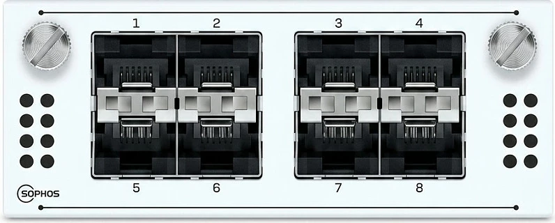 Modul rrjeti Sophos FleXi Port, 8x 10GbE SFP+, për XGS 5500/6500/7500/8500, argjend