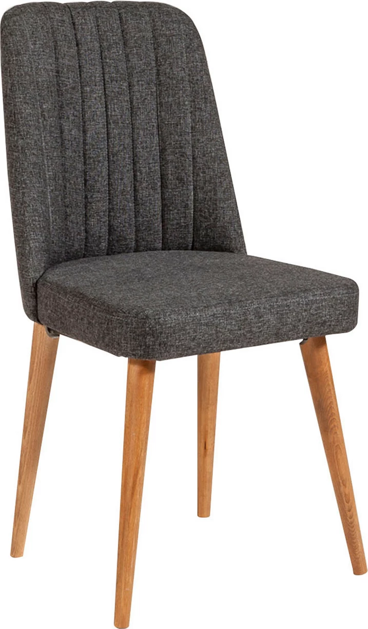 Karrige Hanah Home, Stormi, anthracite, këmbë dru, atlantic pine