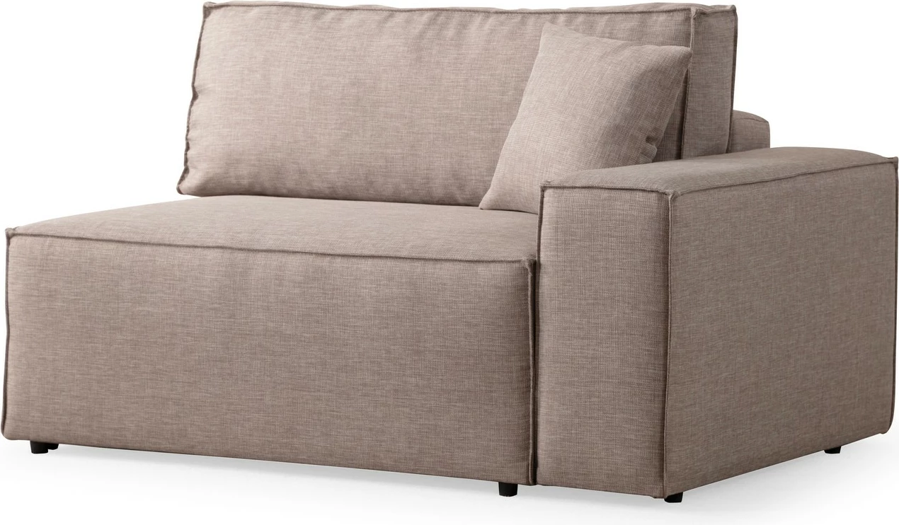 Kënd-sofë krevati Atelier del Sofa, Pırlo kënd majtas, kafe