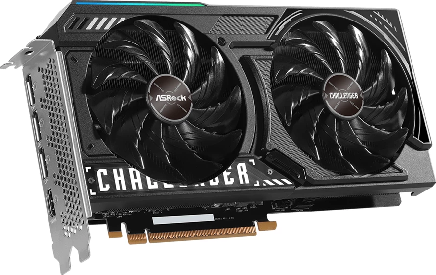 Kartelë grafike ASROCK Intel Arc B570 Challenger OC 10GB GDDR6 160-bit, HDMI + 3x DisplayPort, e zezë